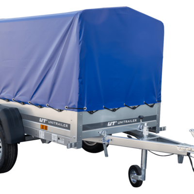 Remorque bagagère Garden Trailer 200 KIPP 200 x 106 cm avec bâche haute bleue